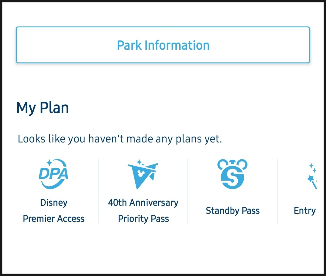 ディズニー・プレミアアクセス（DPA）の購入画面