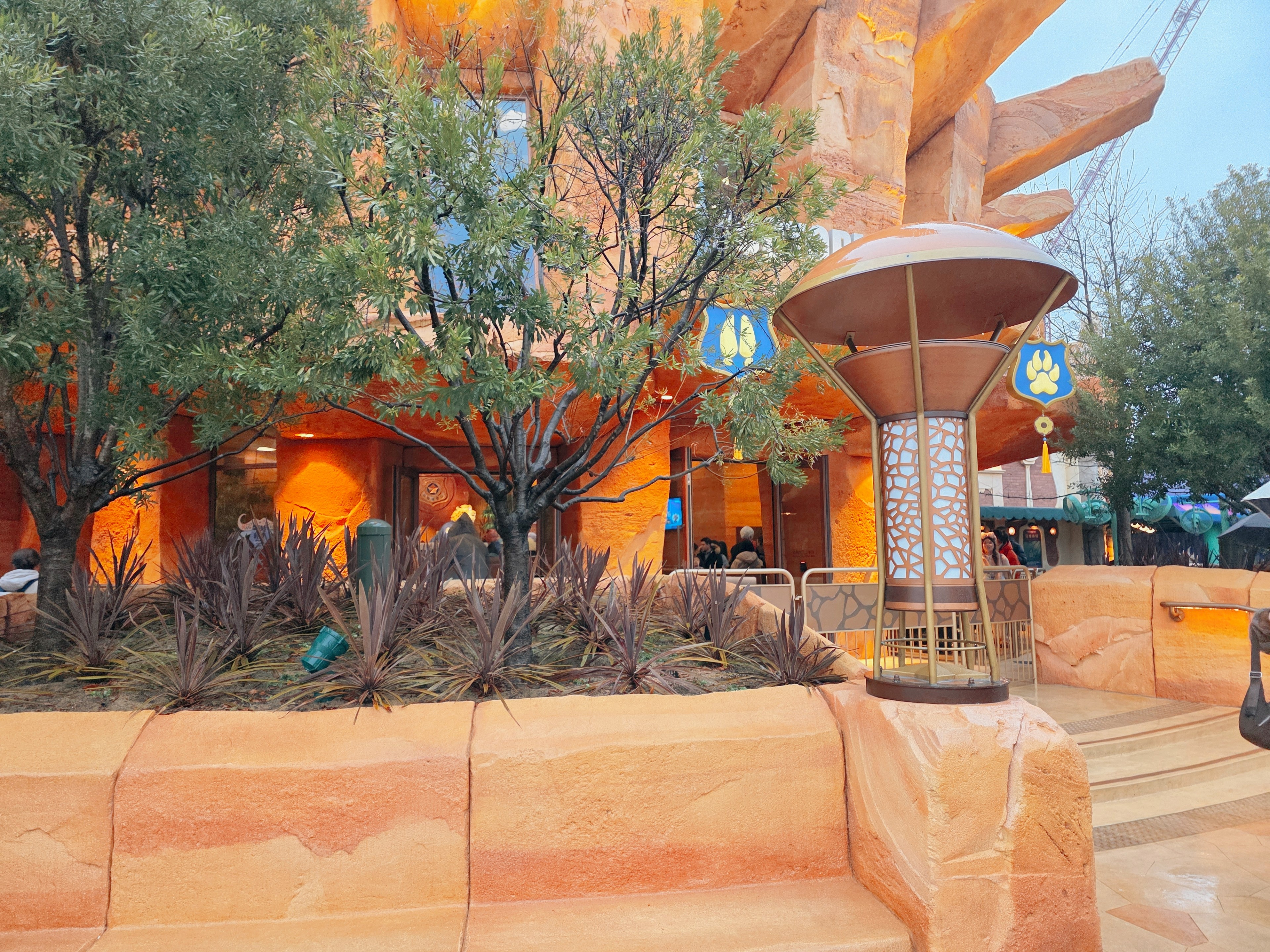 上海ディズニーランドの夜景