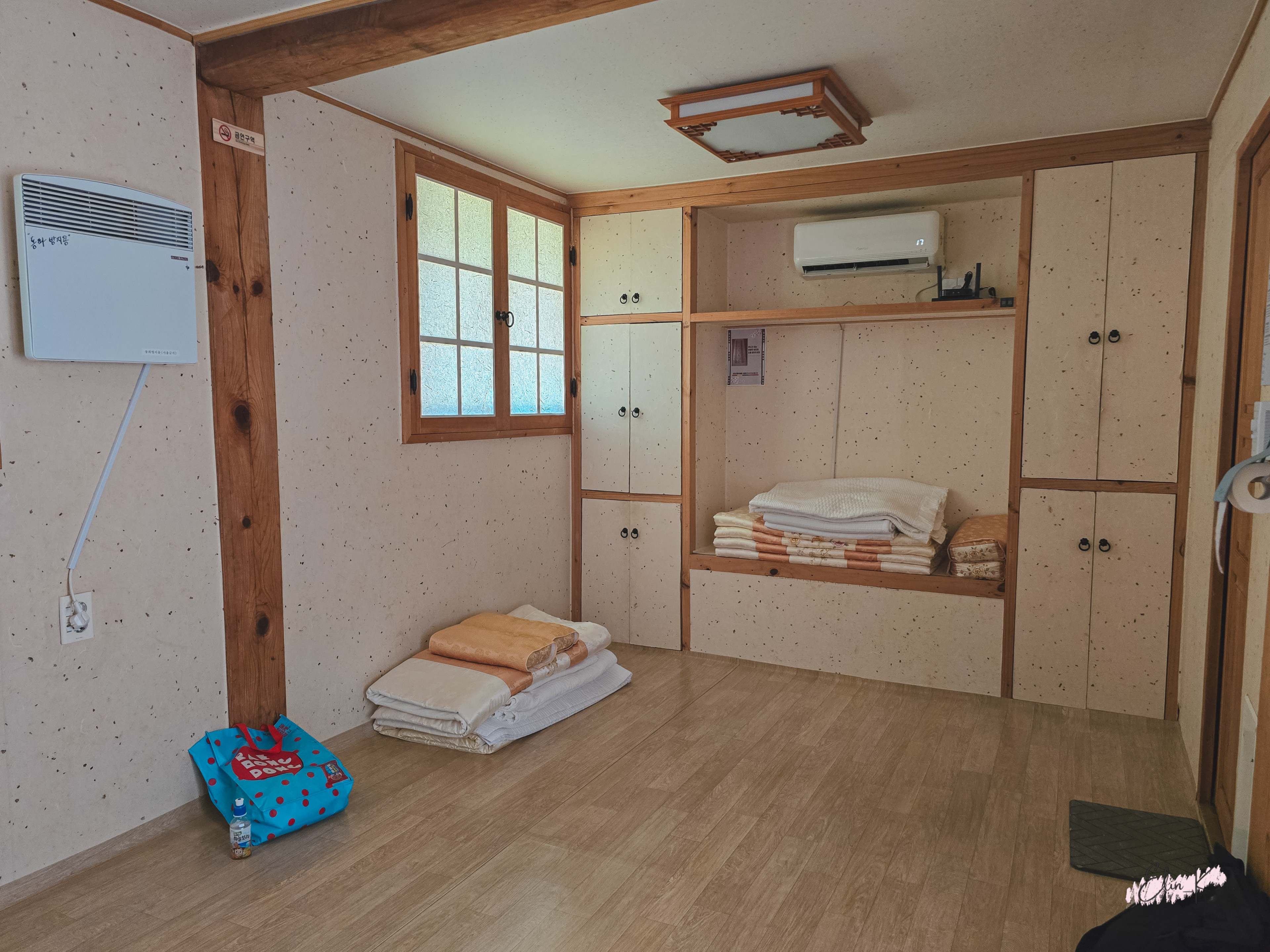 Interior of a traditional Korean Hanok room