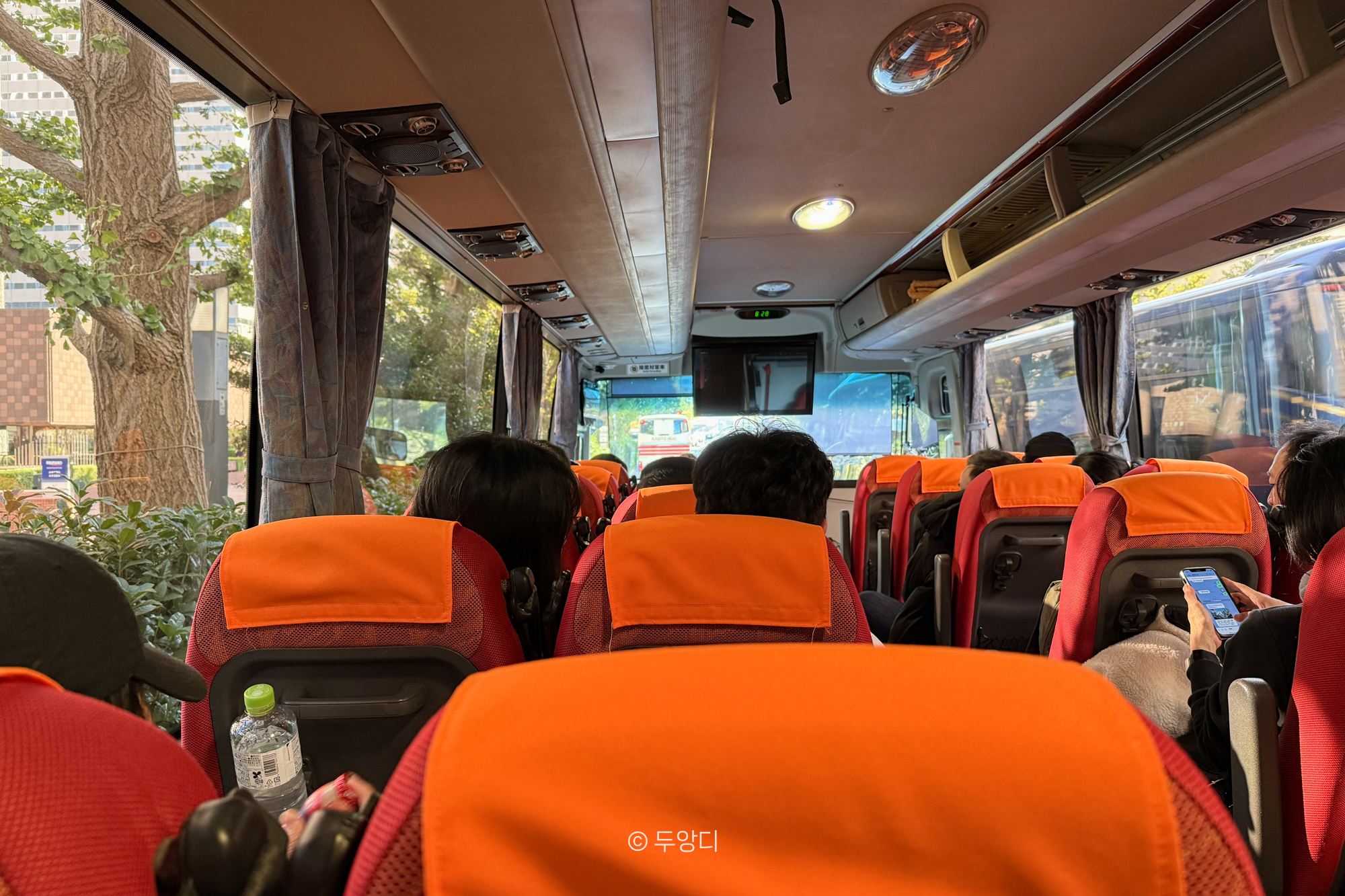 Tour bus interior