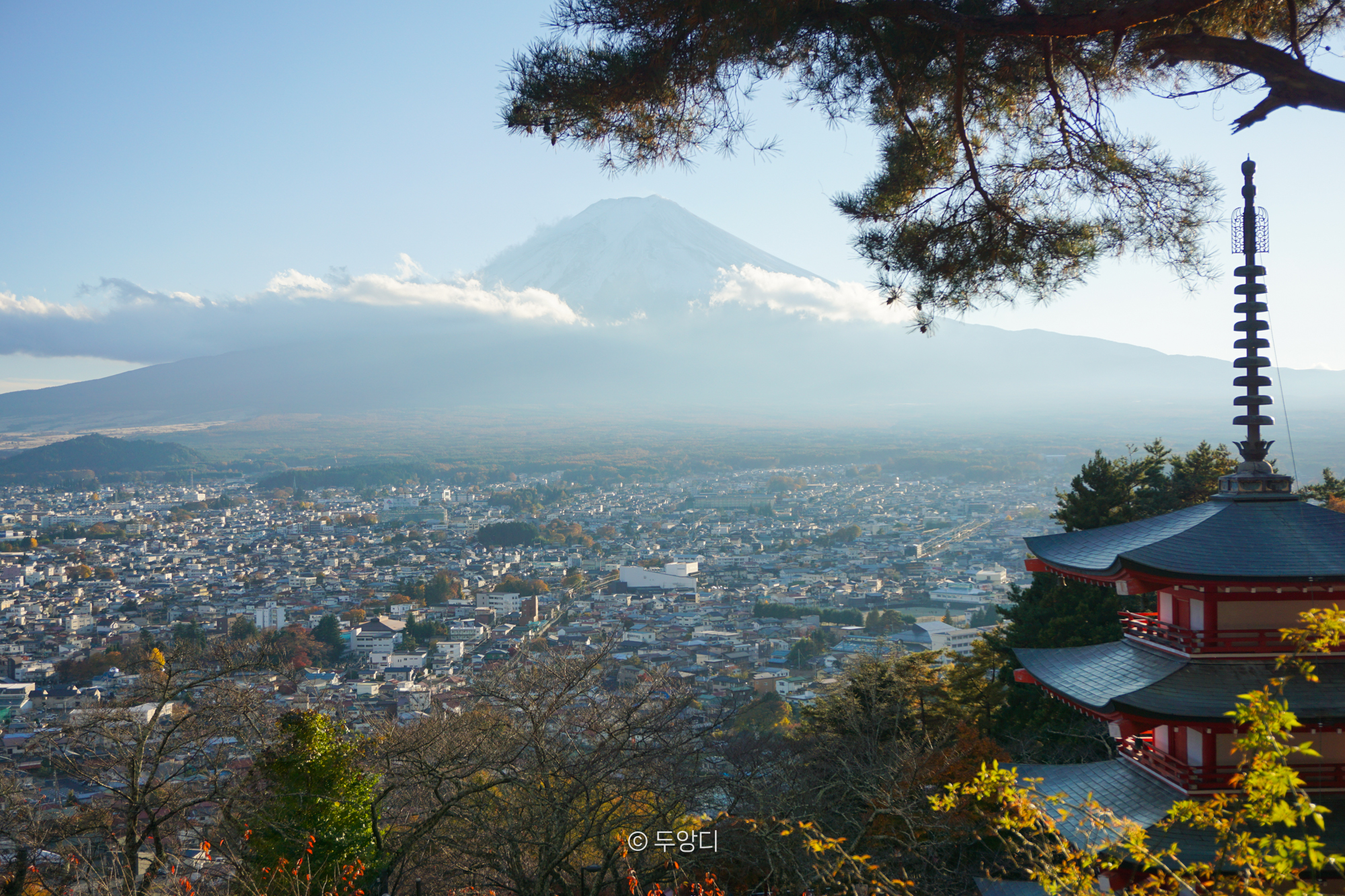 View from Arakurayama Sengen Park