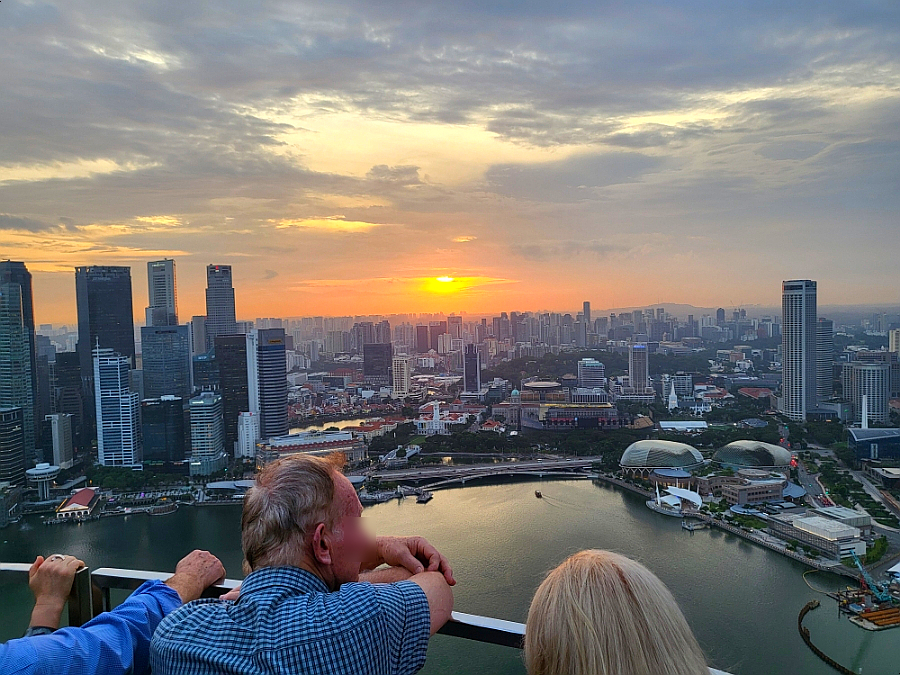 Singapore Sunset View