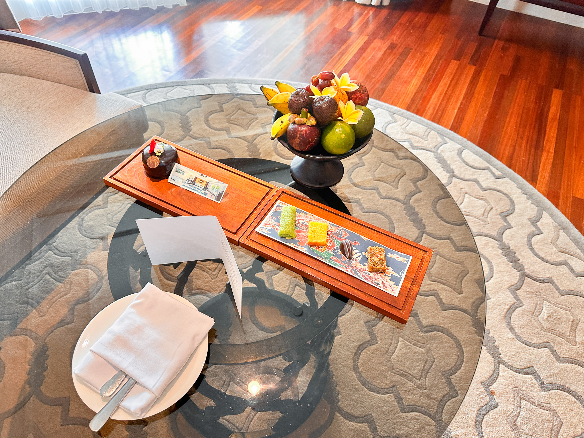 Welcome Fruit and Desserts