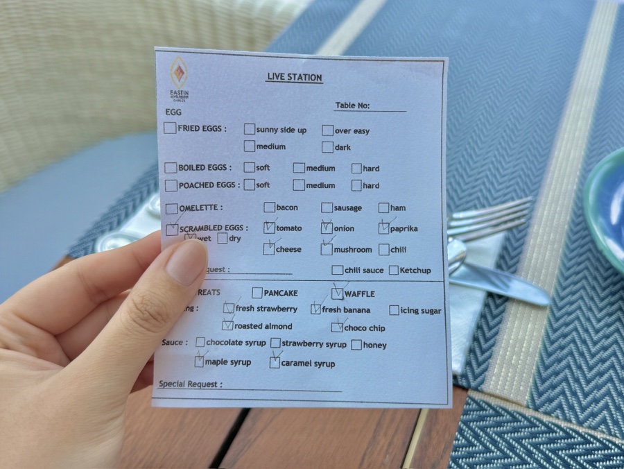 SALTレストランのライブステーション