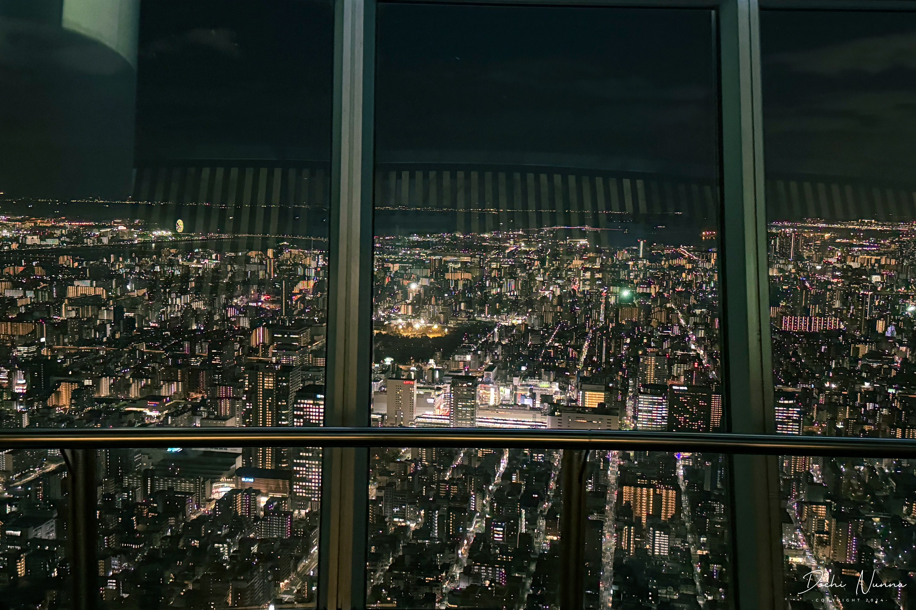 วิวจาก Tembo Deck 350 เมตรของ Skytree