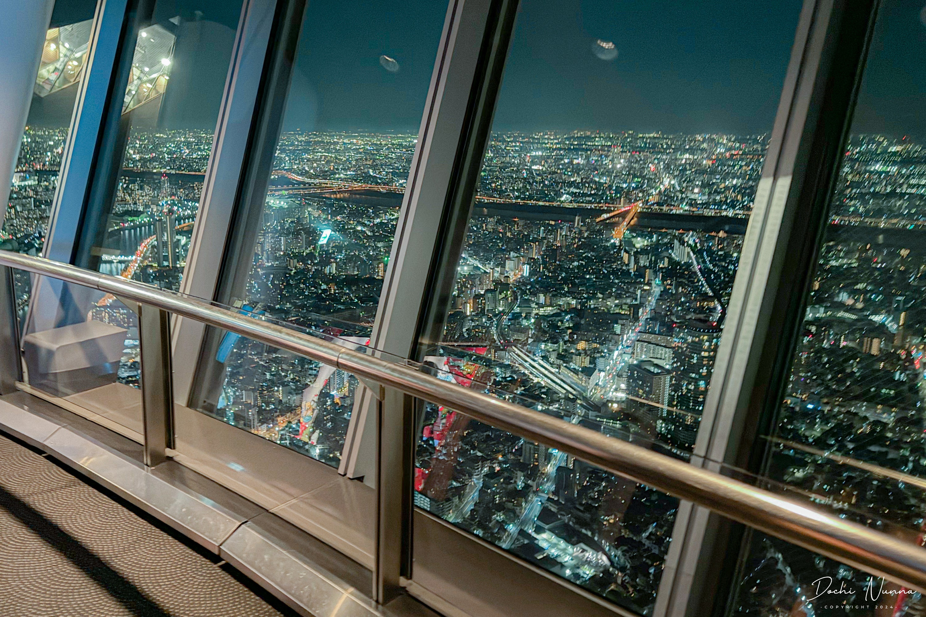 ทางเดินวนใน Tembo Galleria ของ Skytree