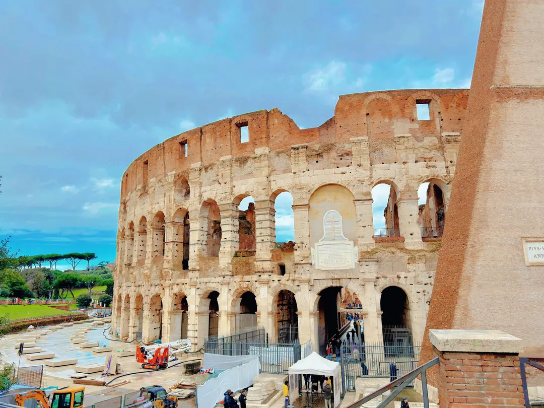 Colosseum ticket check area