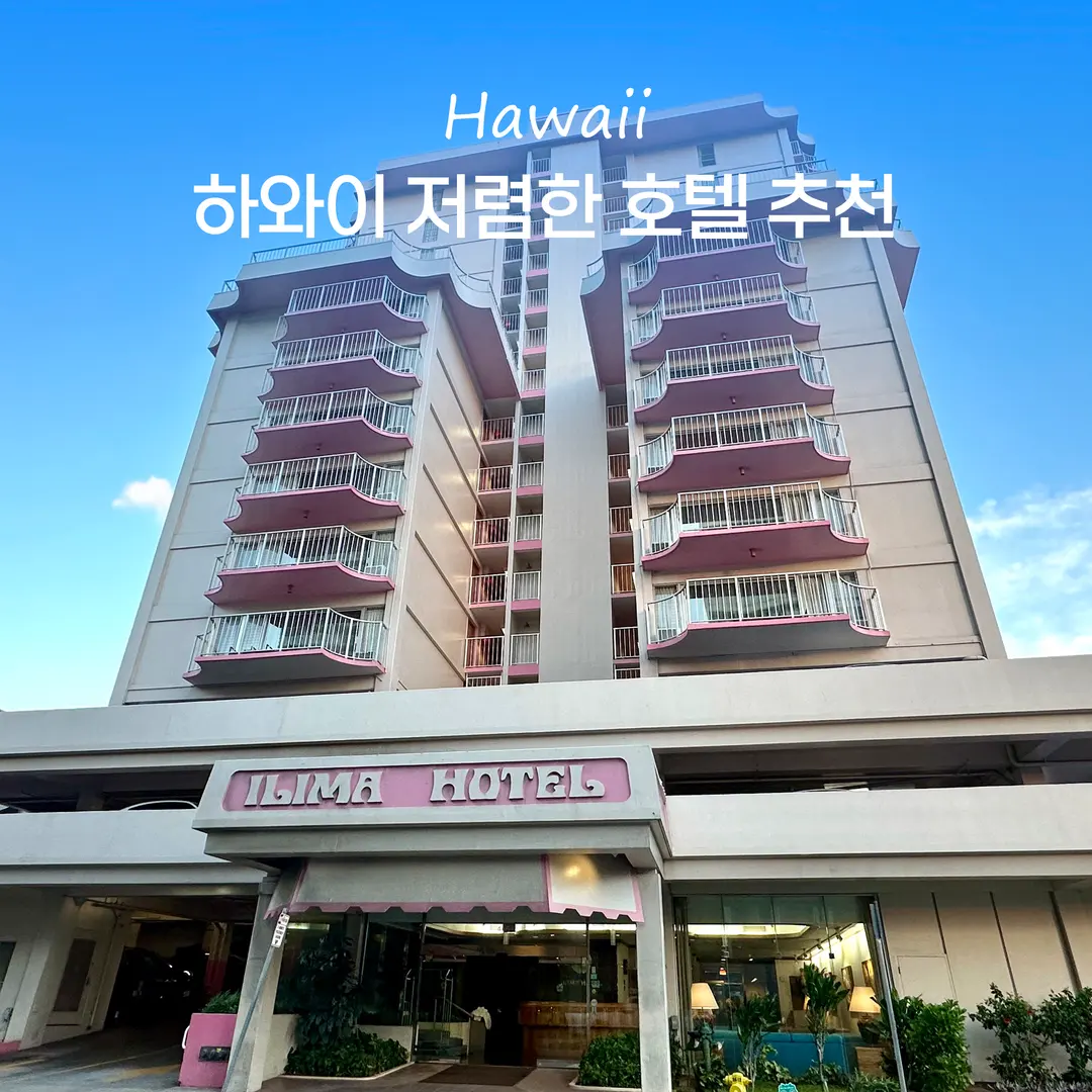 하와이 호놀룰루 호텔 가족여행 가성비 숙소 추천 일리마호텔