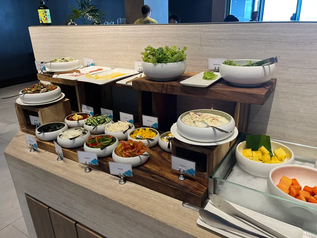 朝食ビュッフェ会場