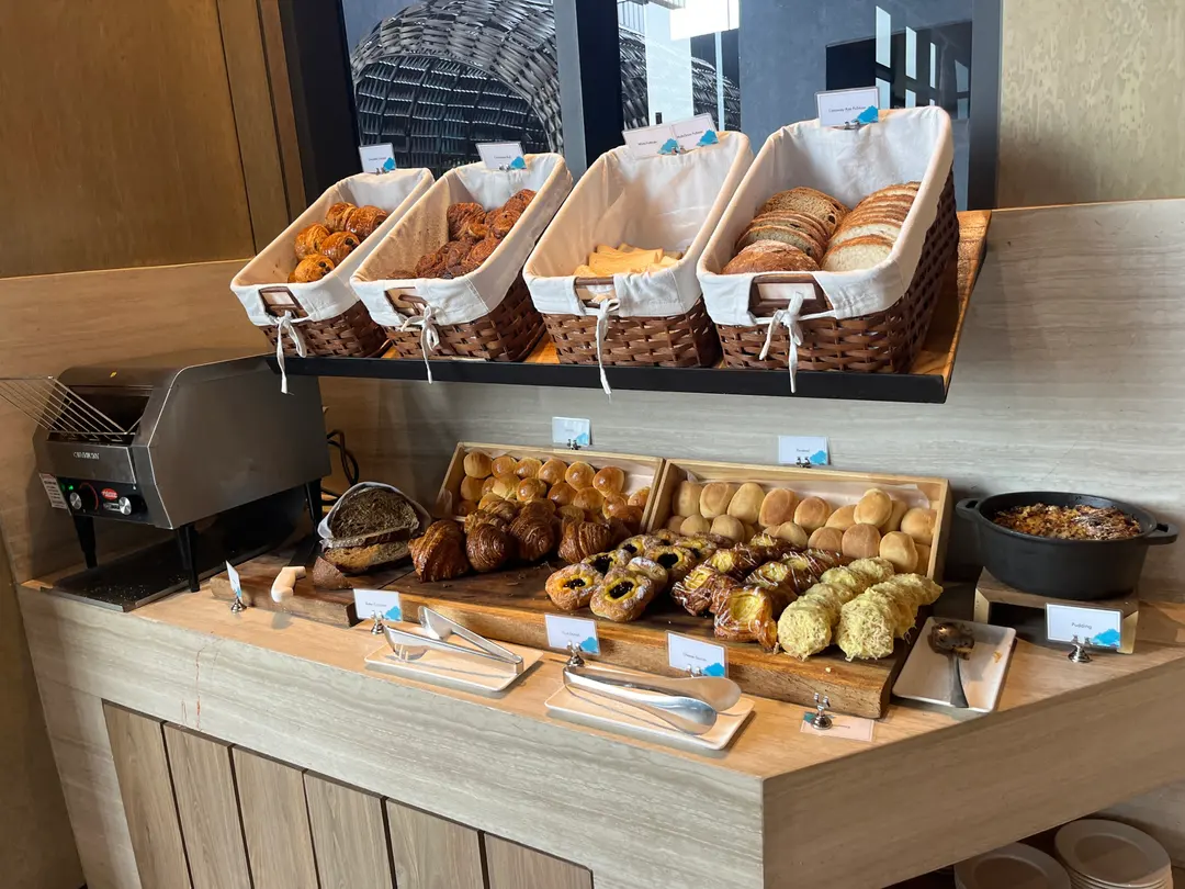 朝食ビュッフェのメニュー