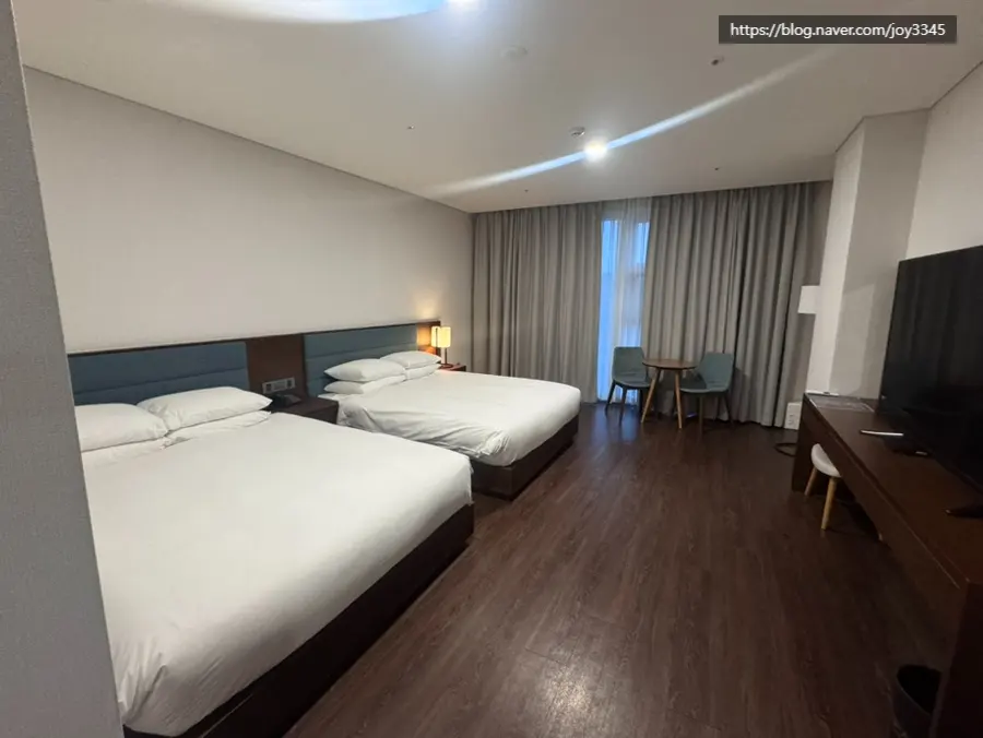 บรรยากาศในห้องพัก