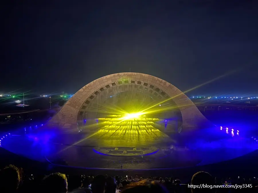 Water show projection