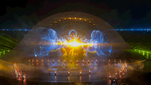 Laser show graphics