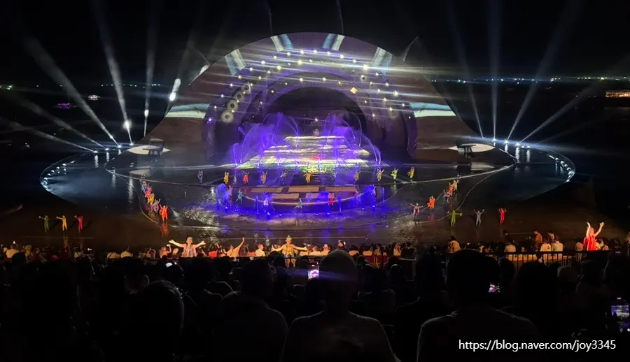 Performers bow