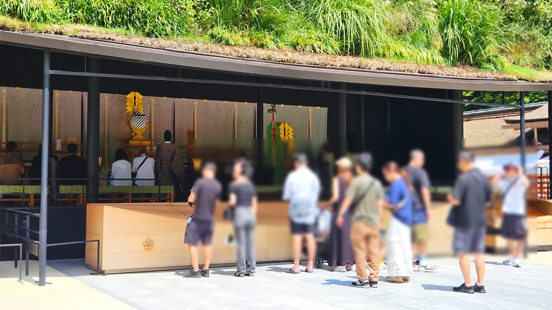 Praying at Shrine