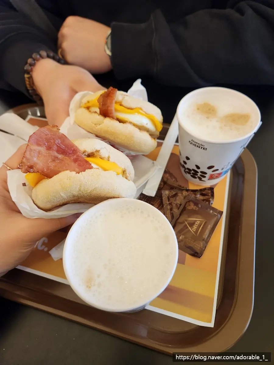 McMuffin breakfast in Porto