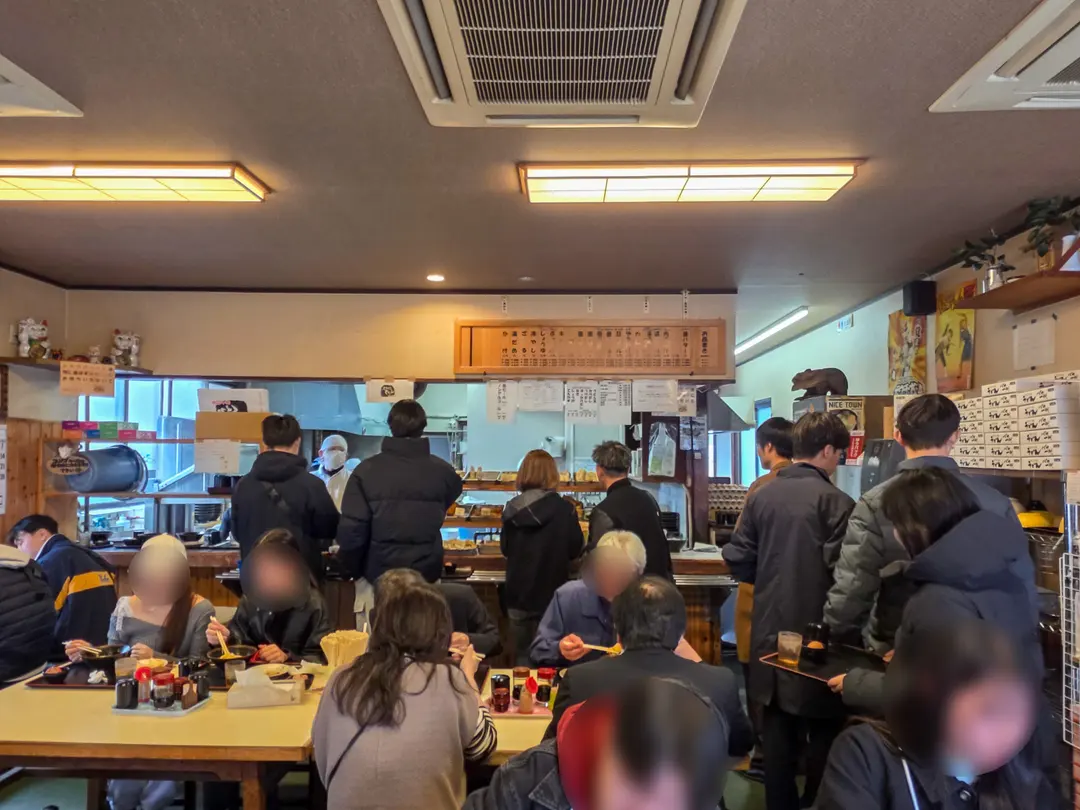 Udon preparation area