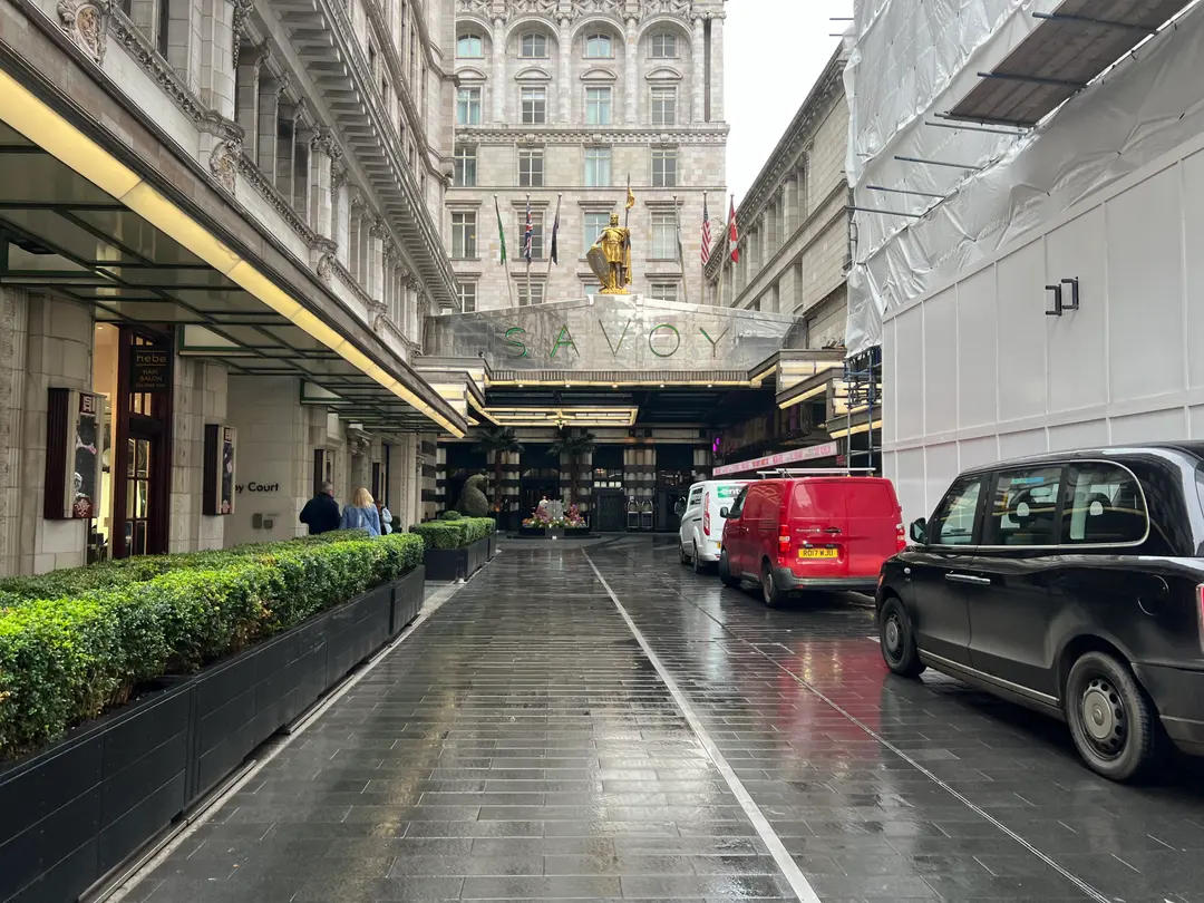 Savoy Hotel Entrance
