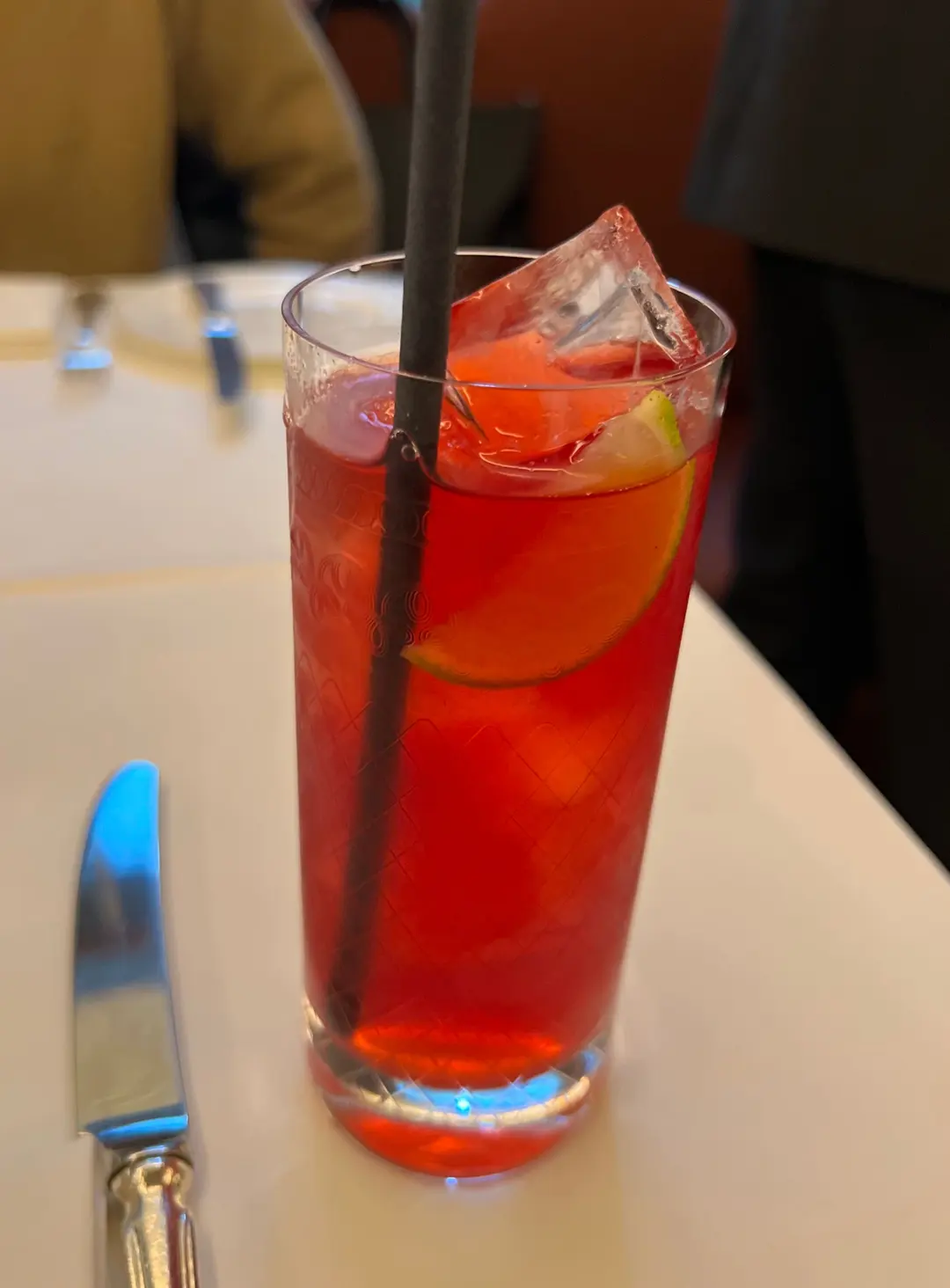Glass of red wine