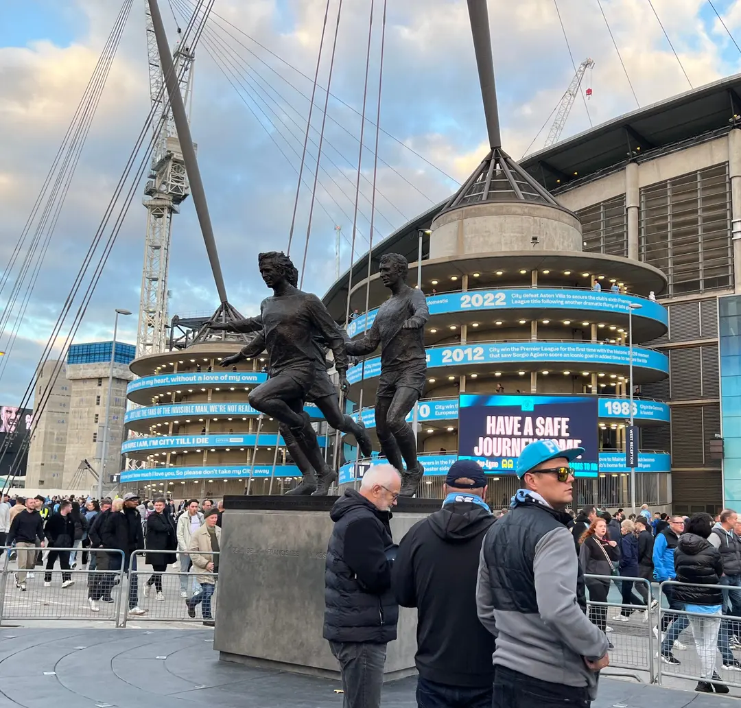 Manchester City Legends Statues