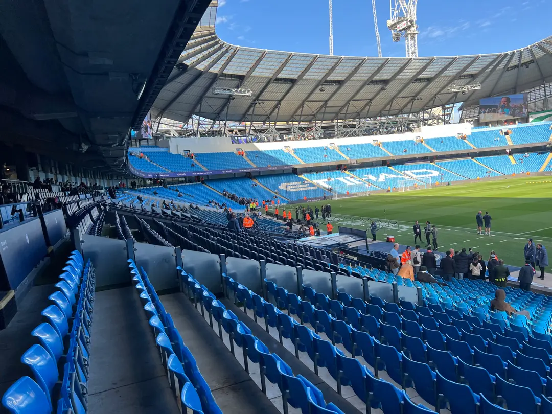 Etihad Stadium Pitch View