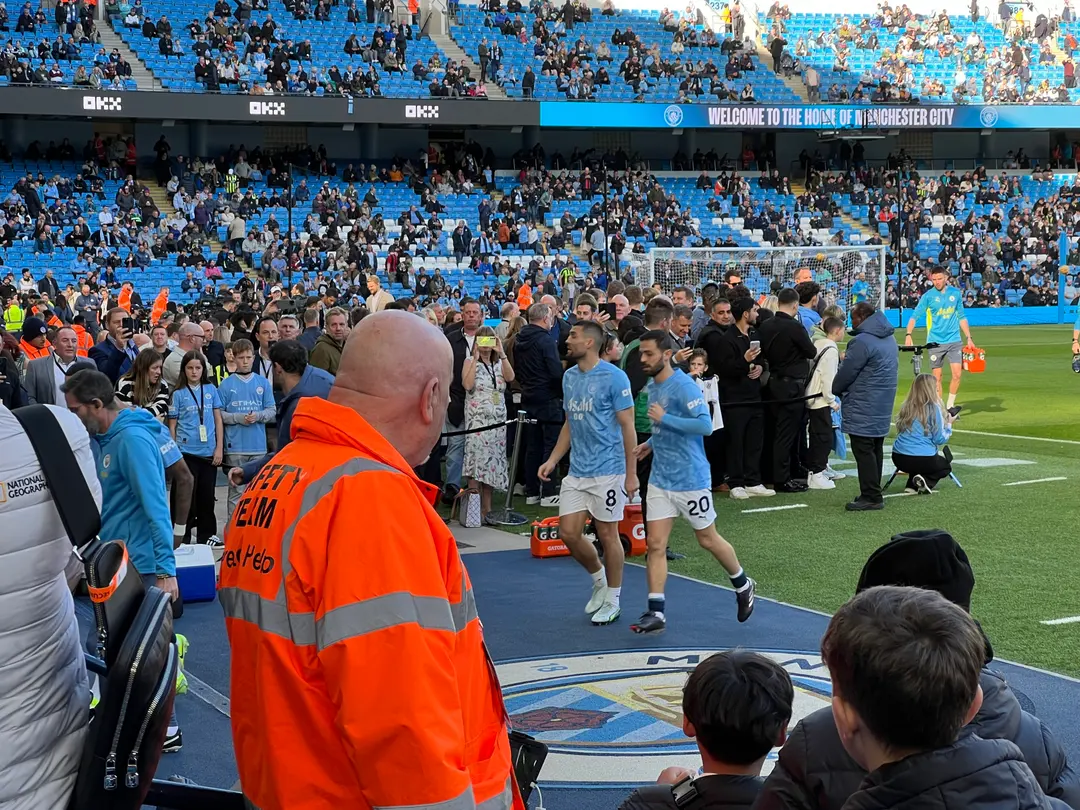Players Heading Back to Dressing Room