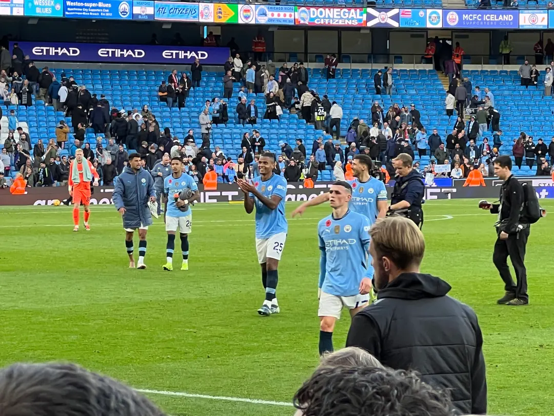 Players Applauding Fans