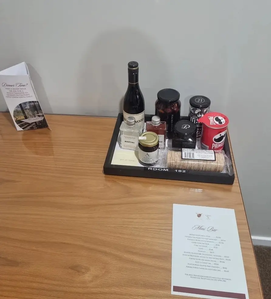 In-Room Wine Selection
