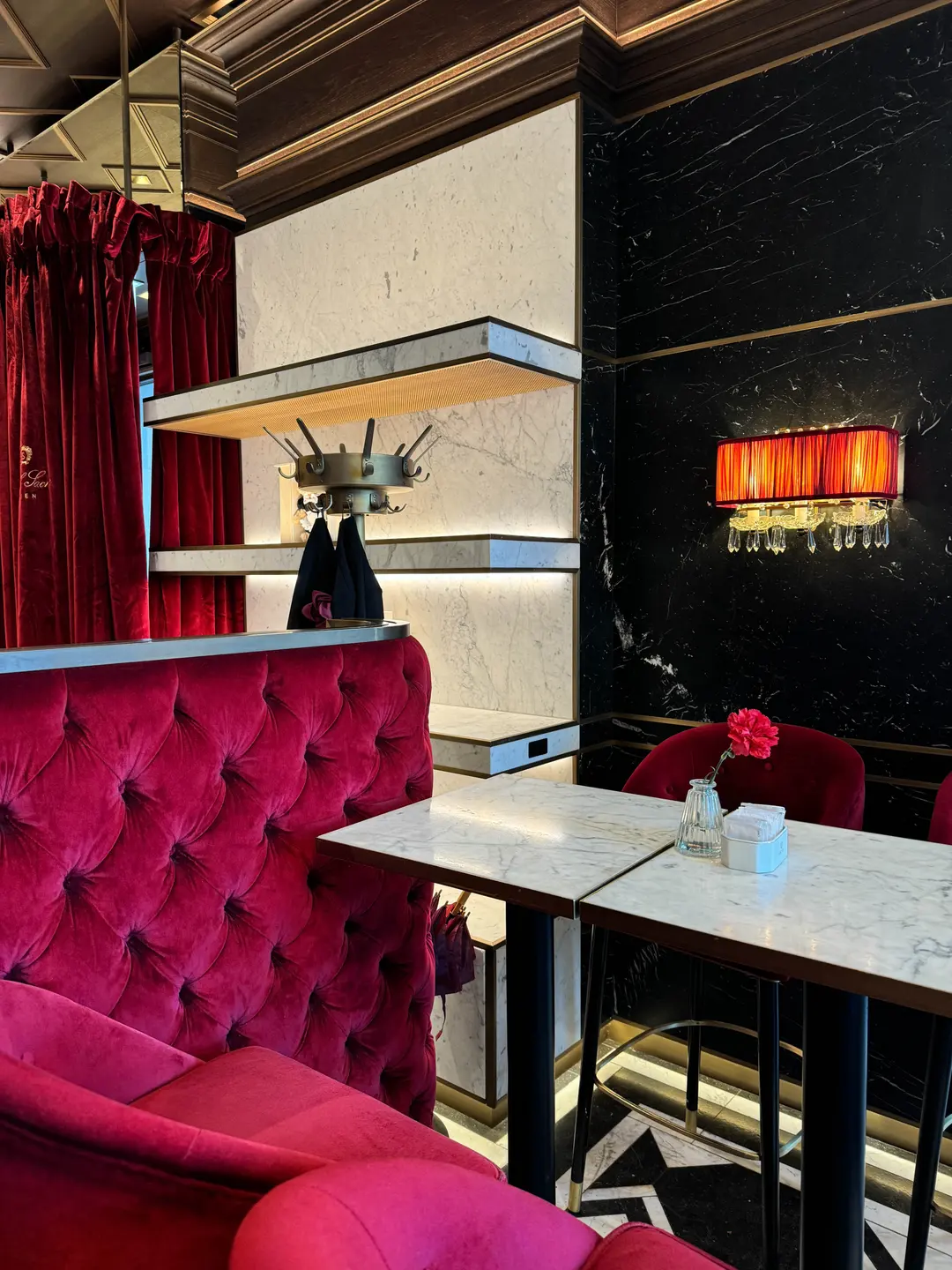Inside Cafe Sacher