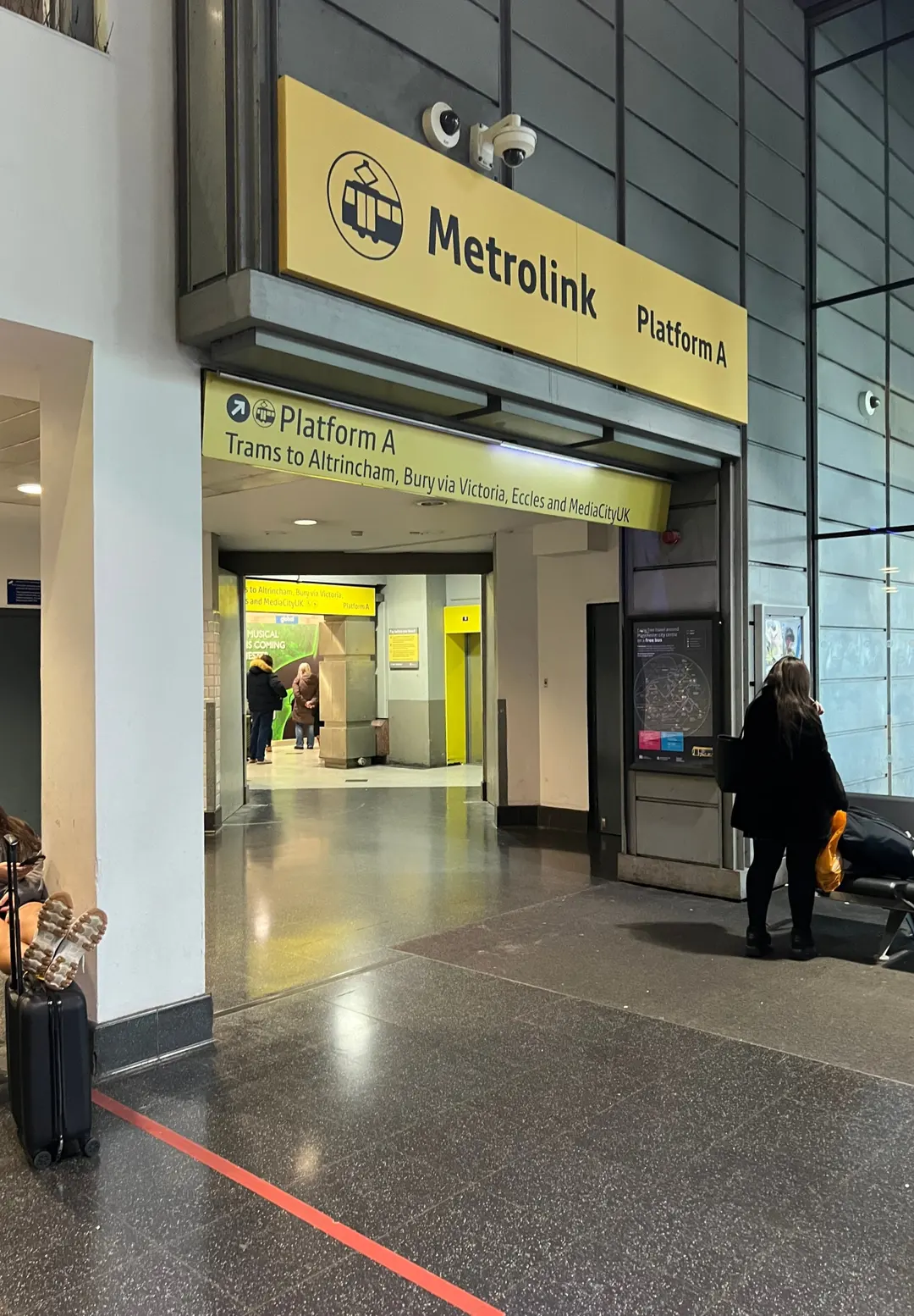 Walking to Platform A
