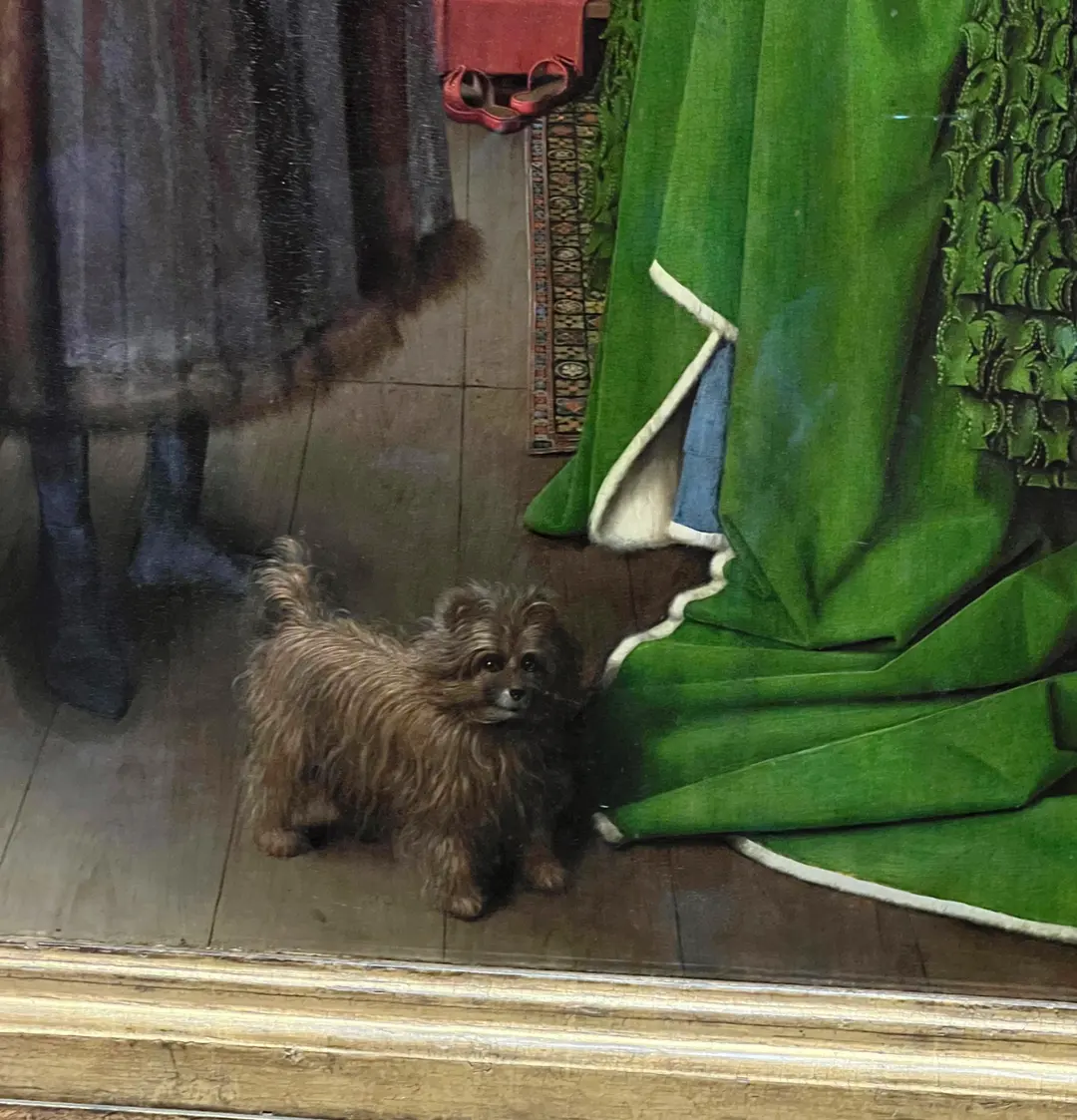 The Arnolfini Portrait Detail