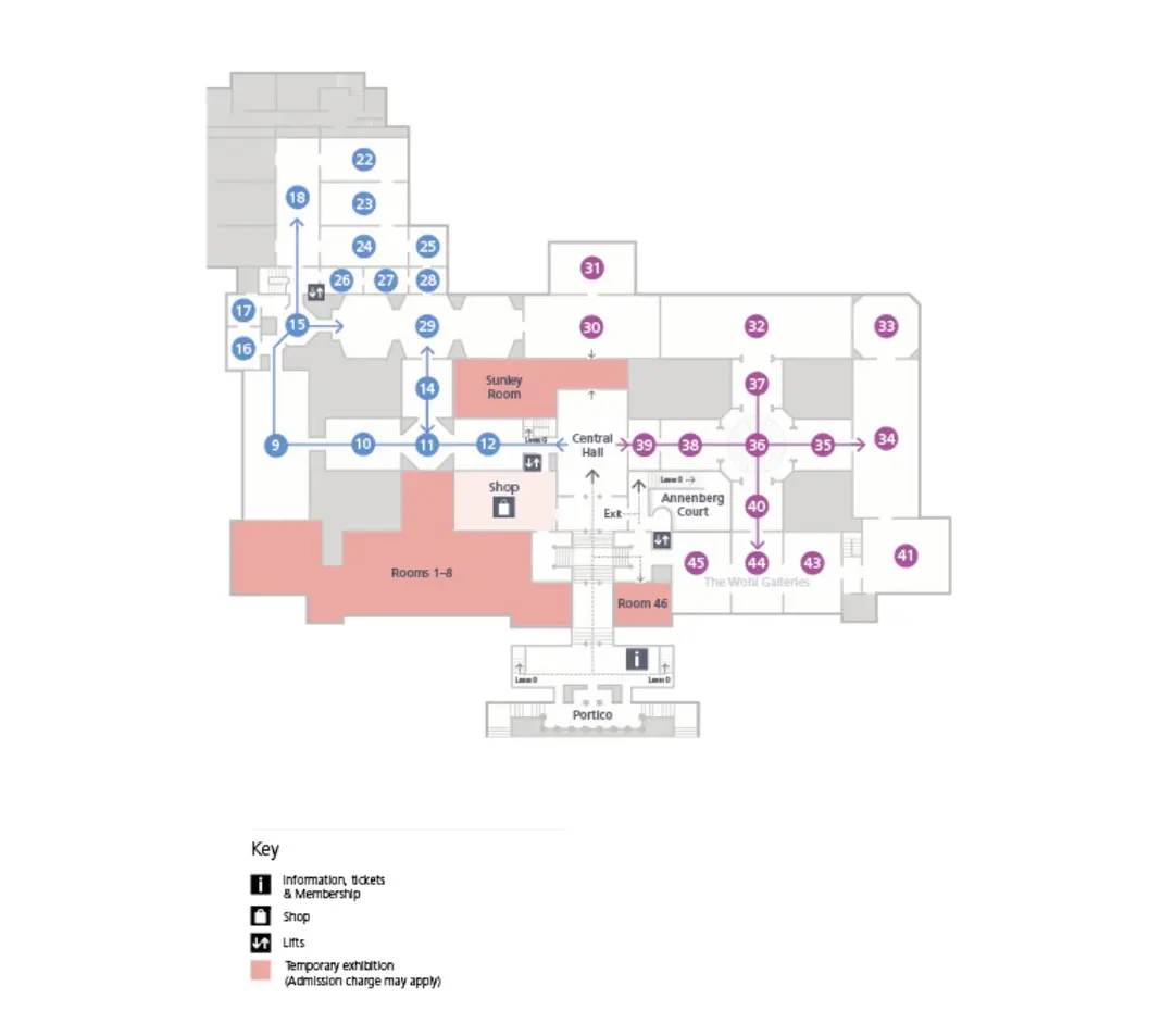 National Gallery Floor Plan