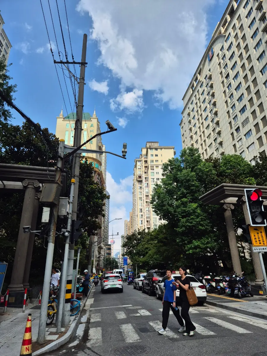 Street view near People's Square