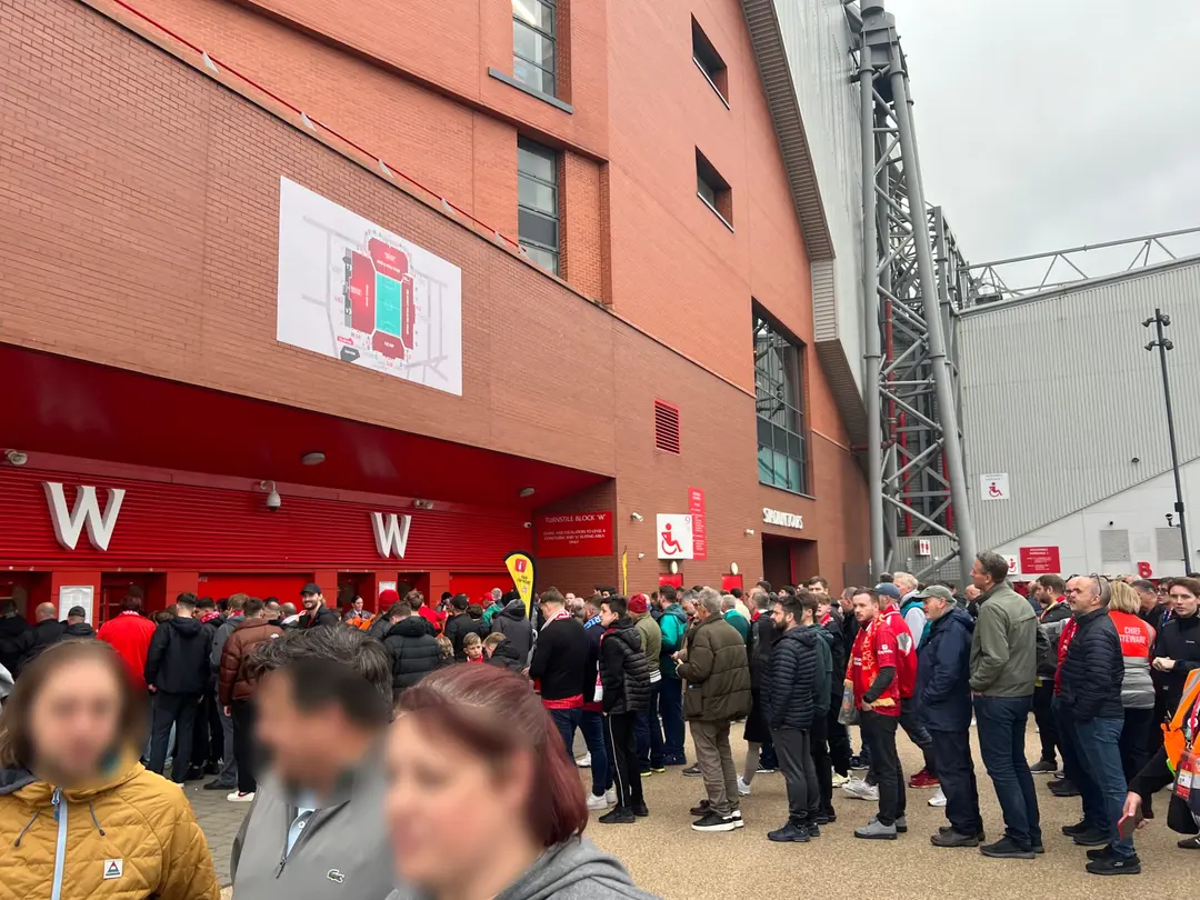 Anfield entrance gates