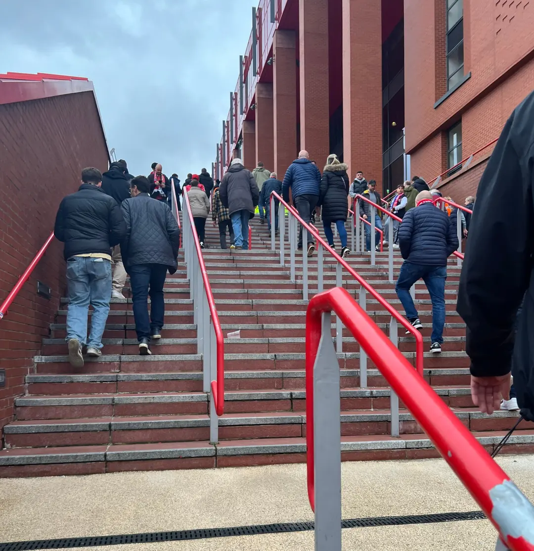 Anfield stairs entry