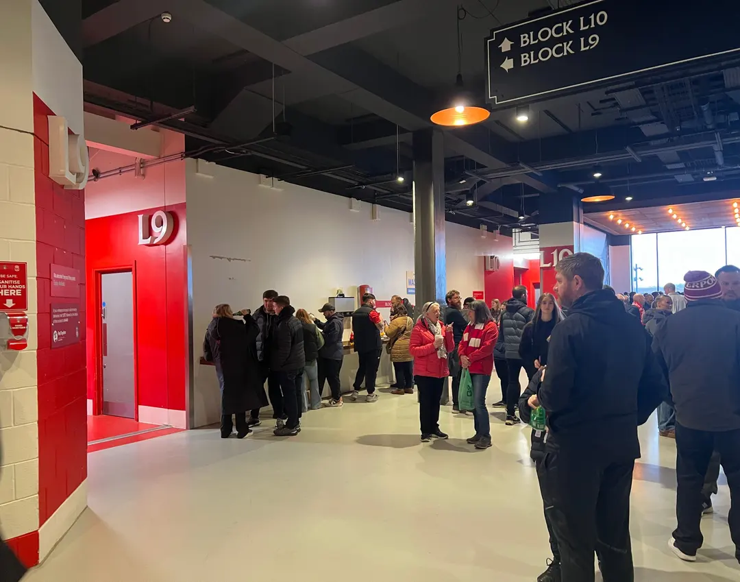 Anfield concourse interior