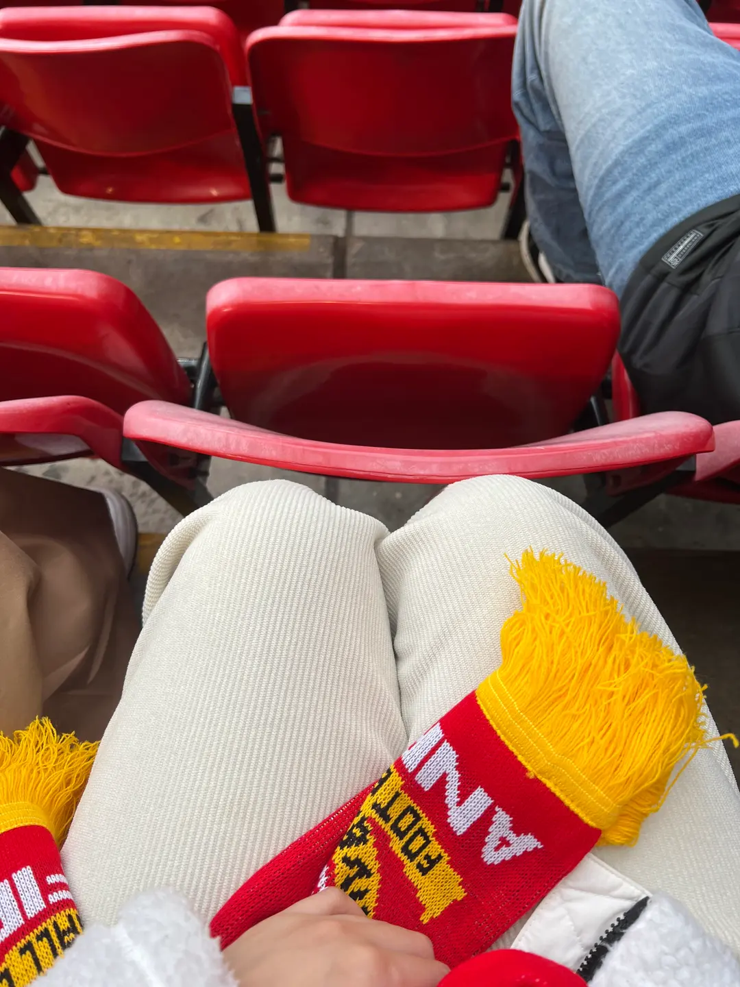 Anfield seating legroom
