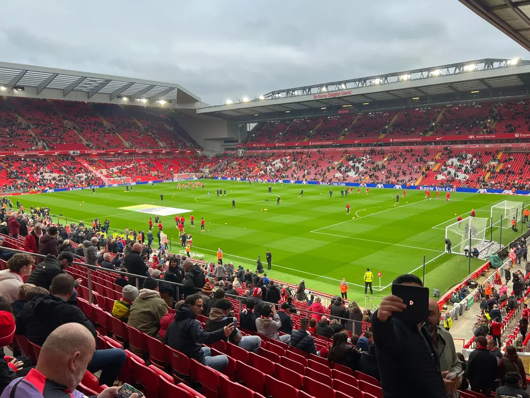 View from Block L Anfield
