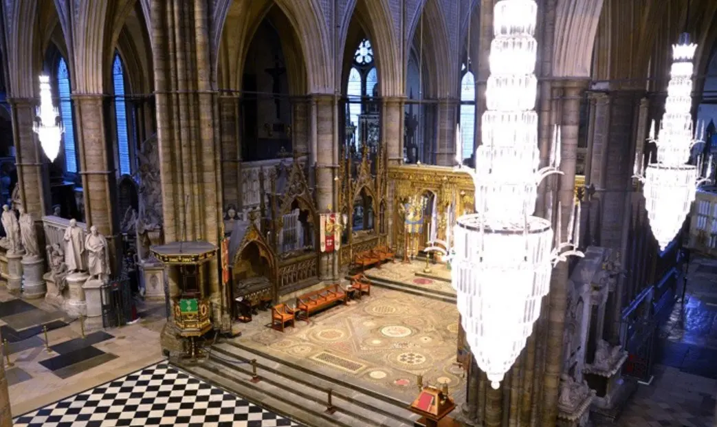 ด้านใน Westminster Abbey