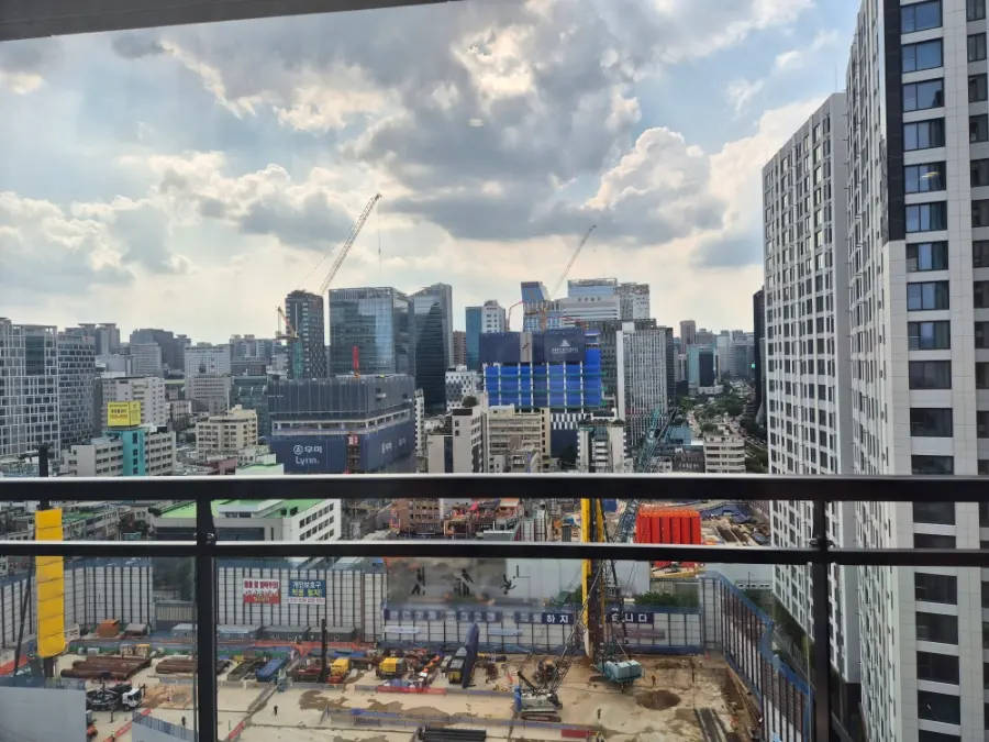 Skyline view from the room