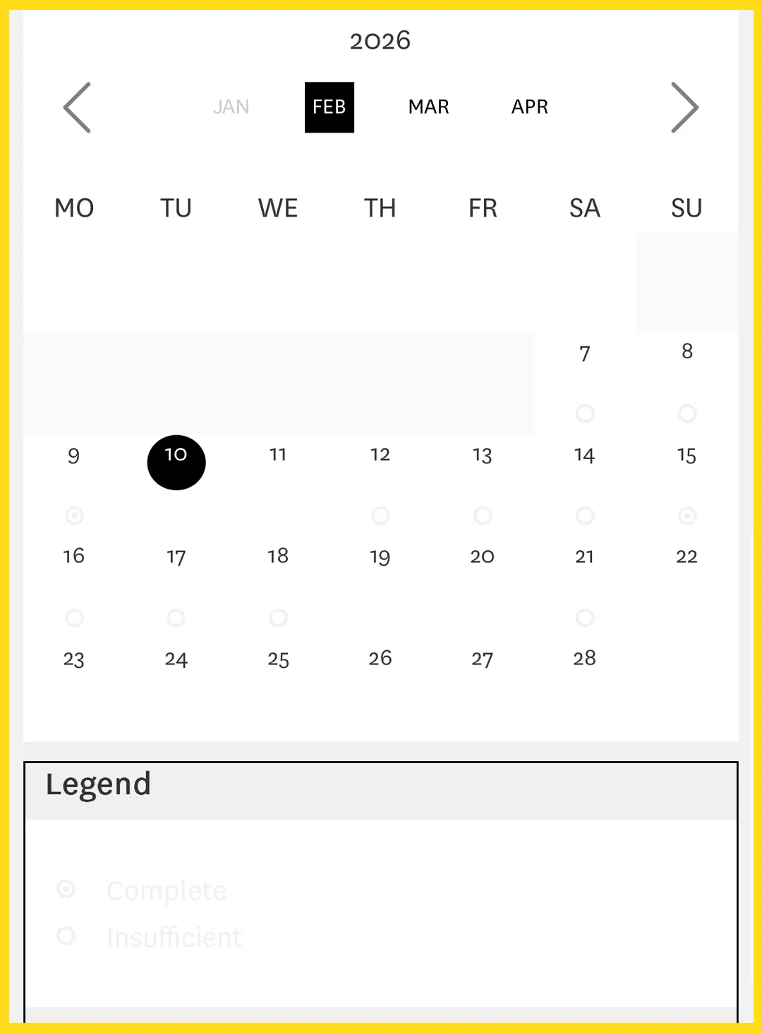 Tower Calendar Sold Out