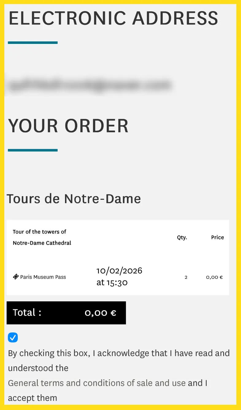 Booking Confirmation