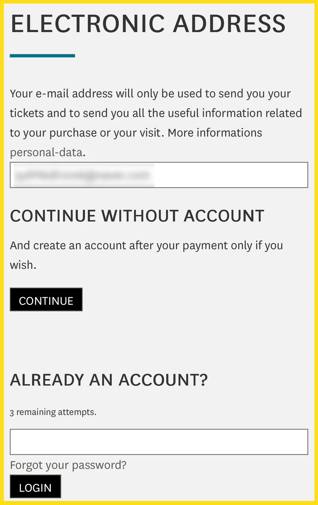 Booking Process