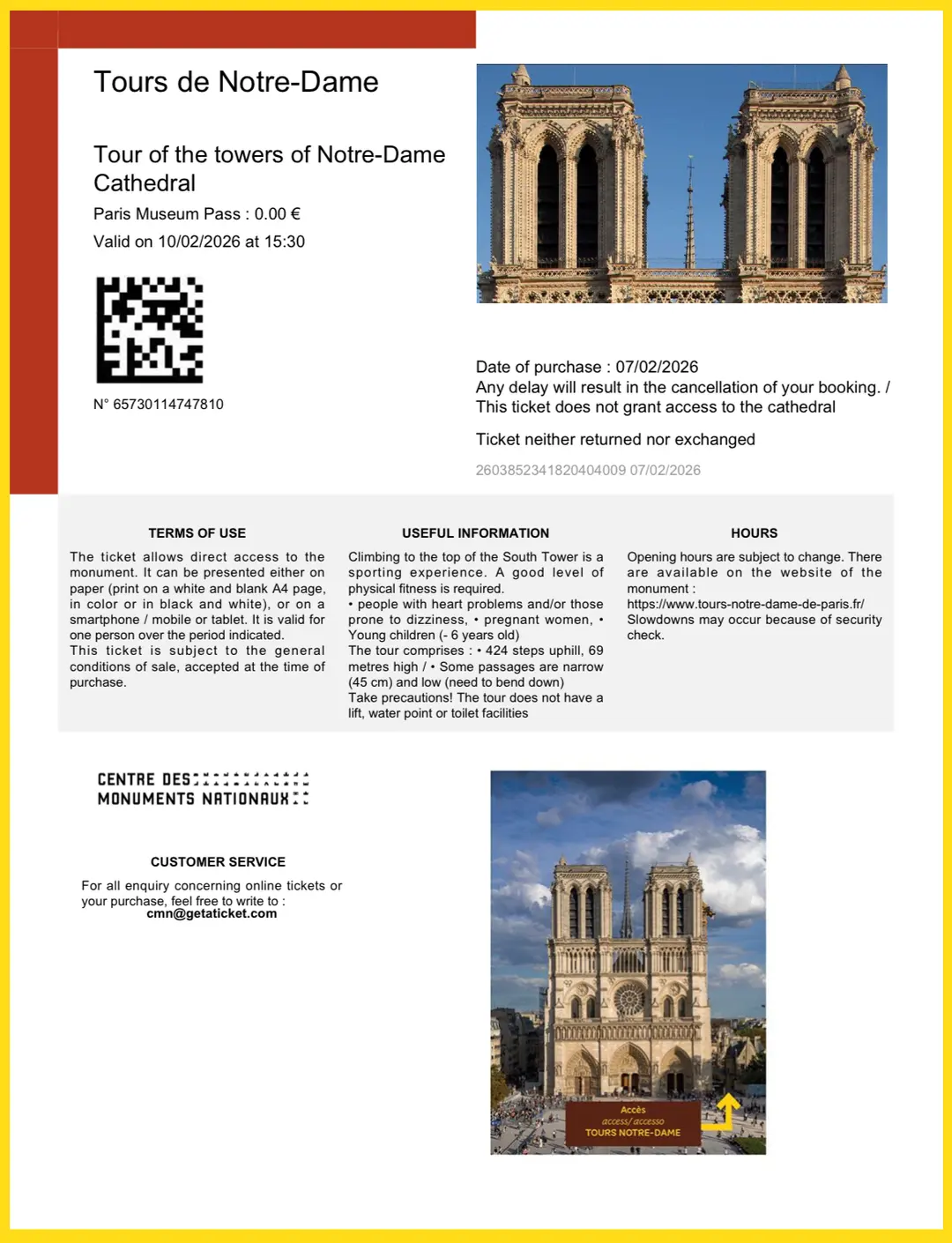 Tower Ticket PDF