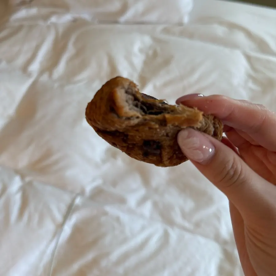 チョコクロワッサンの断面