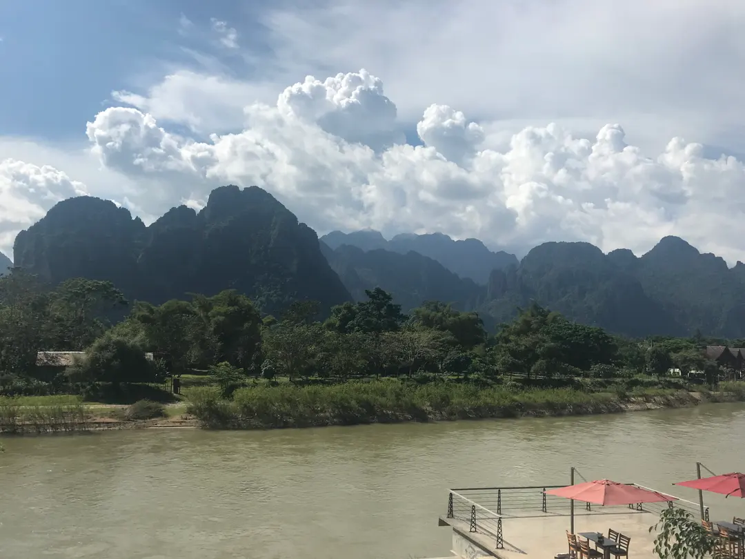 Relaxing in Vang Vieng