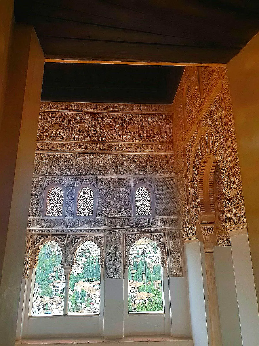 Intricate wall carvings