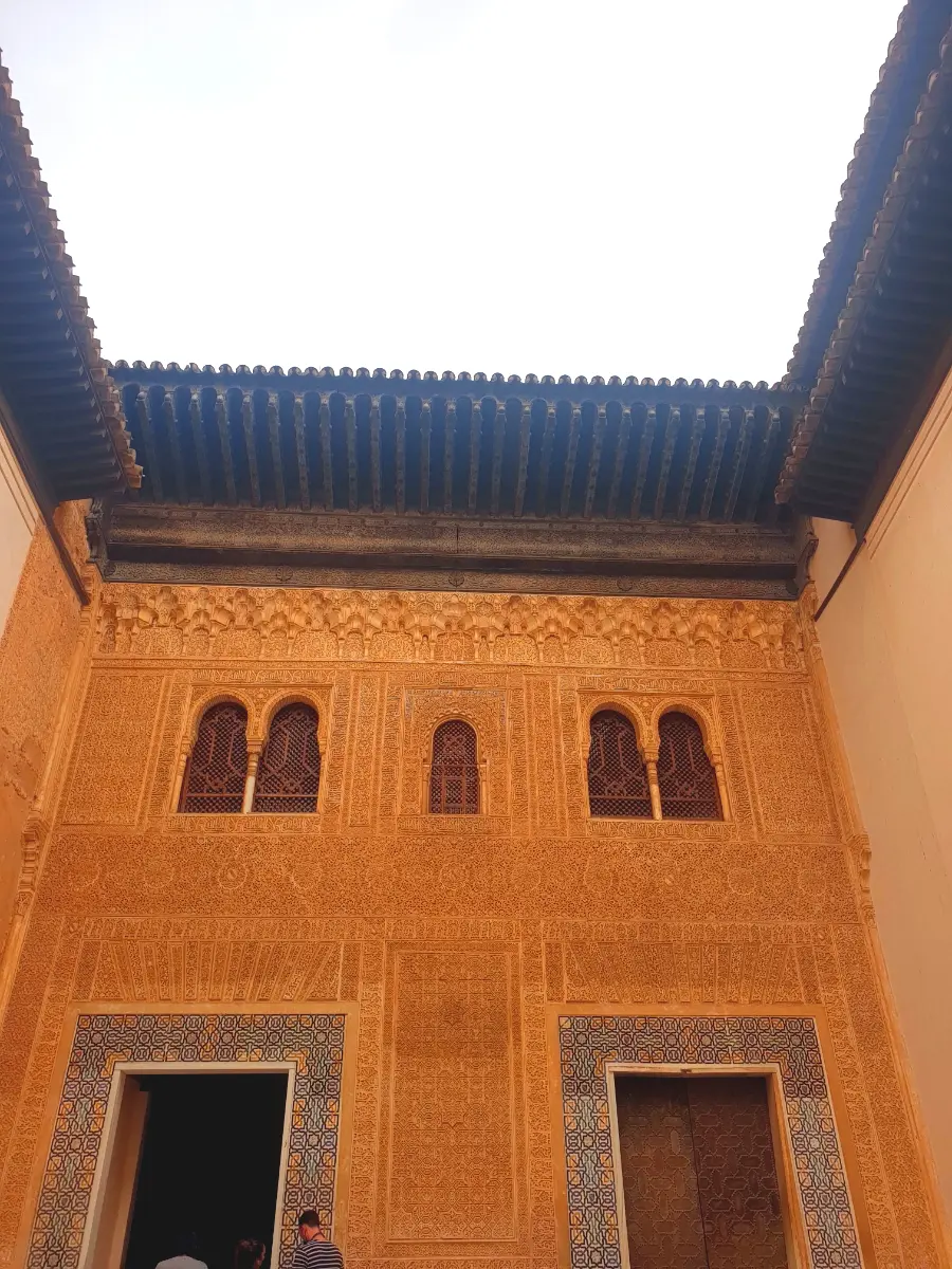 Alhambra Palace under the blue sky