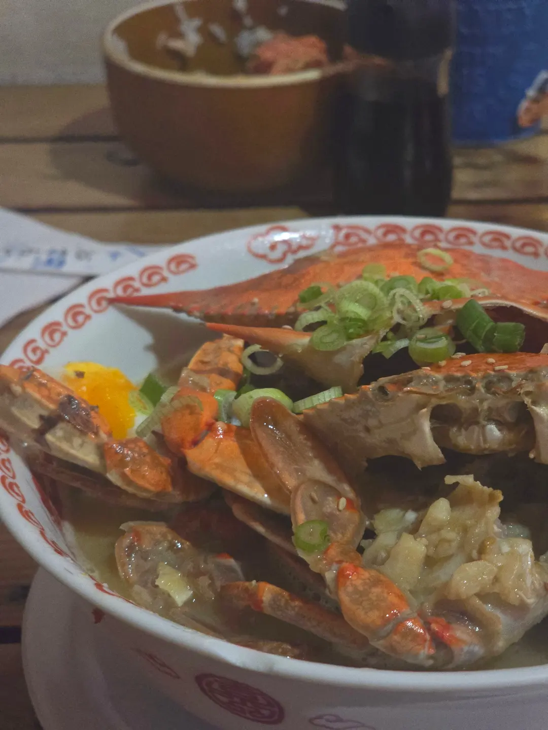 ブルークラブ味噌ラーメン의アップ