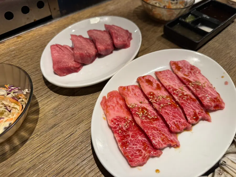 Ryunos Nakasu ร้านอร่อยริมแม่น้ำนาคาสุ ฟุกุโอกะ ลิ้นวัว เนื้อซี่โครง